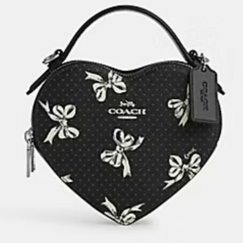 COACH HEART BOW BAG